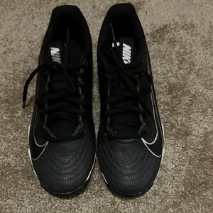 Nike Black and White cleats for soccer